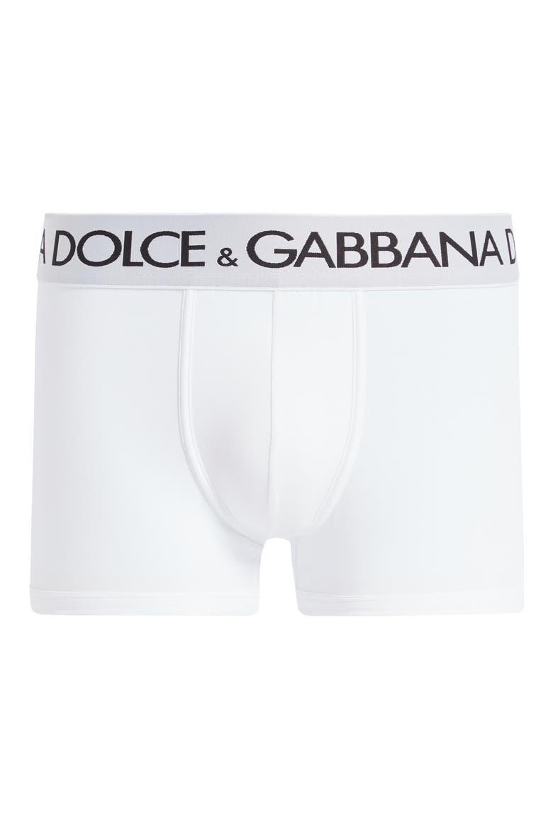 Cotton Stretch Jersey Boxer Briefs, Alternate, color, WHITE