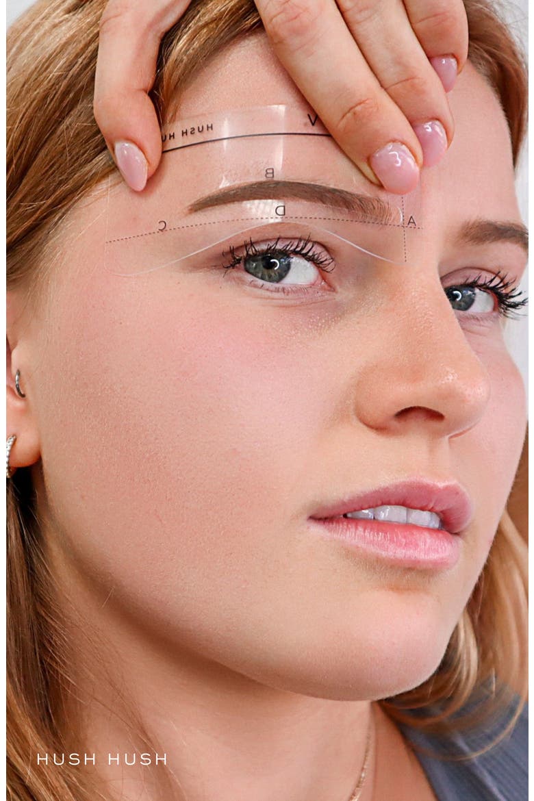 On the DL Brow Stencil Set, Alternate, color, NO COLOR