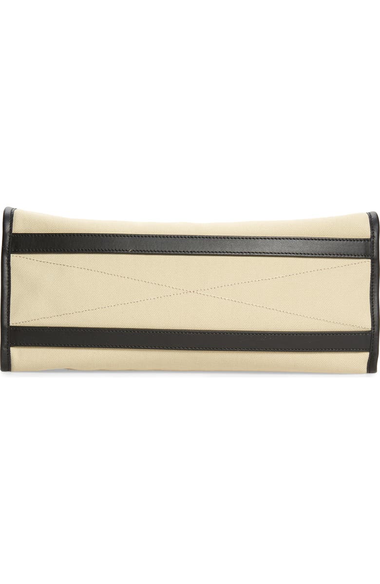 Moschino In Love We Trust Canvas Tote Bag, Alternate, color,