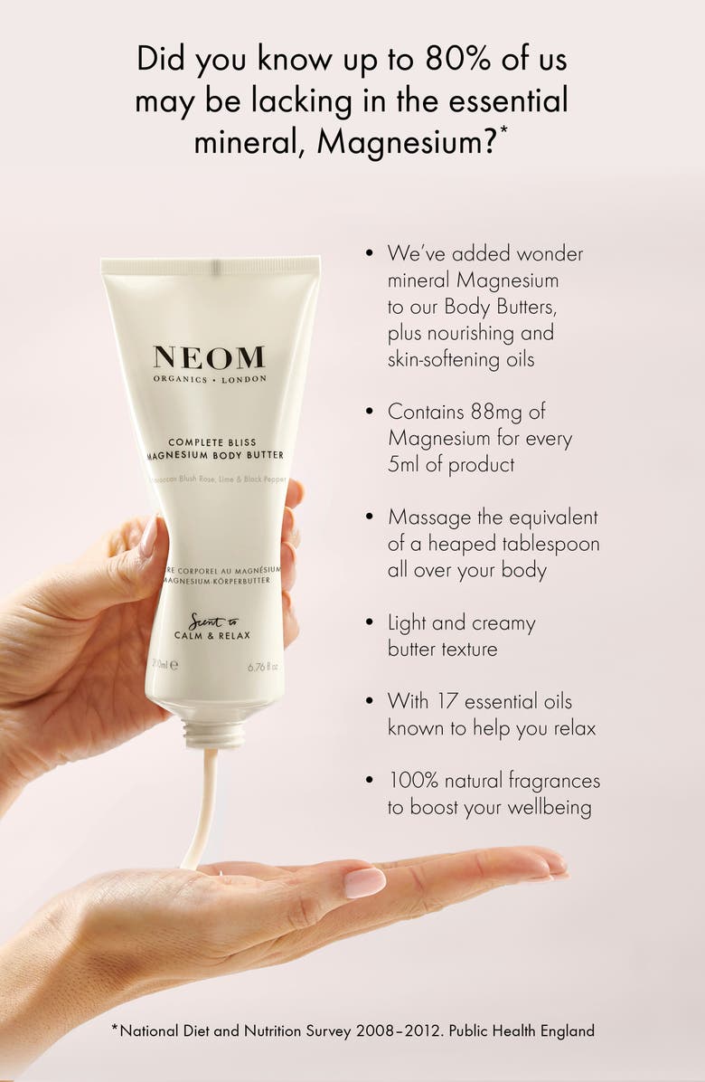 NEOM Complete Bliss Magnesium Body Butter, Alternate, color,