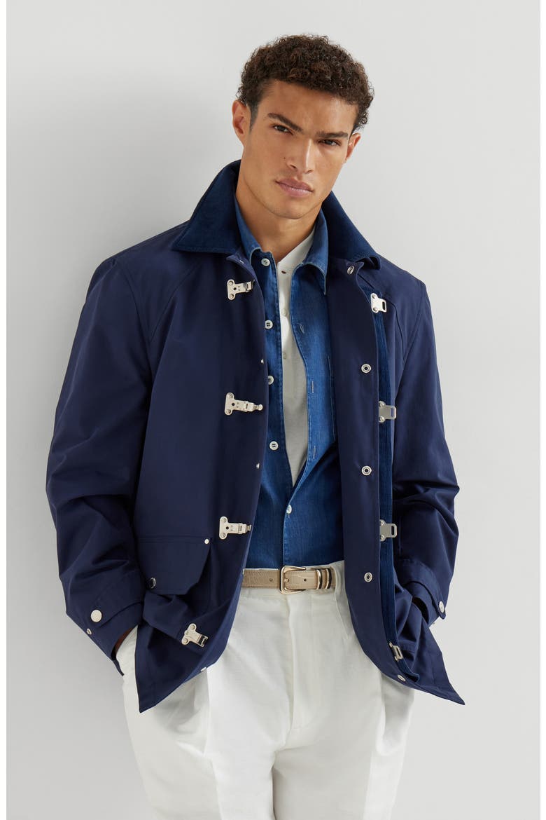 Water-resistant outerwear, Alternate, color, Blue
