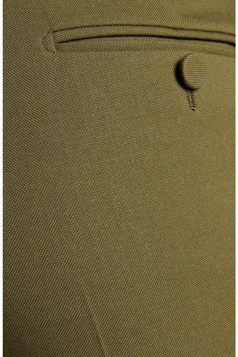 Virgin Wool & Cashmere Narrow Leg Pants, Alternate, color, IVY GREEN