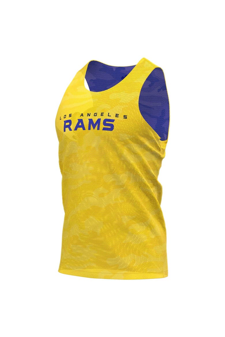 Men's FOCO Royal/Gold Los Angeles Rams Reversible Mesh Tank Top, Alternate, color, Royal