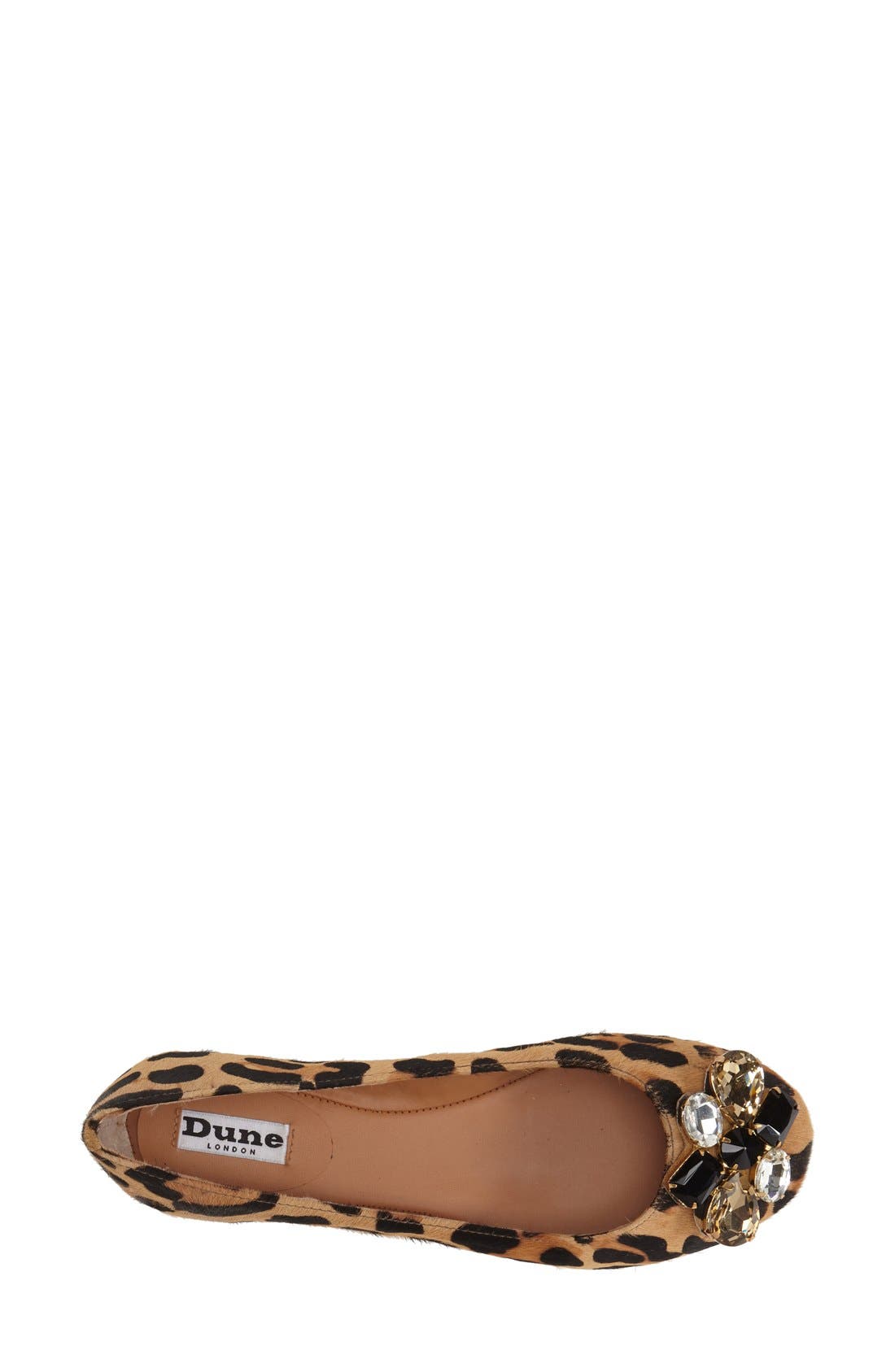 Dune London 'Hubble' Embellished Ballet Flat, Alternate, color, 