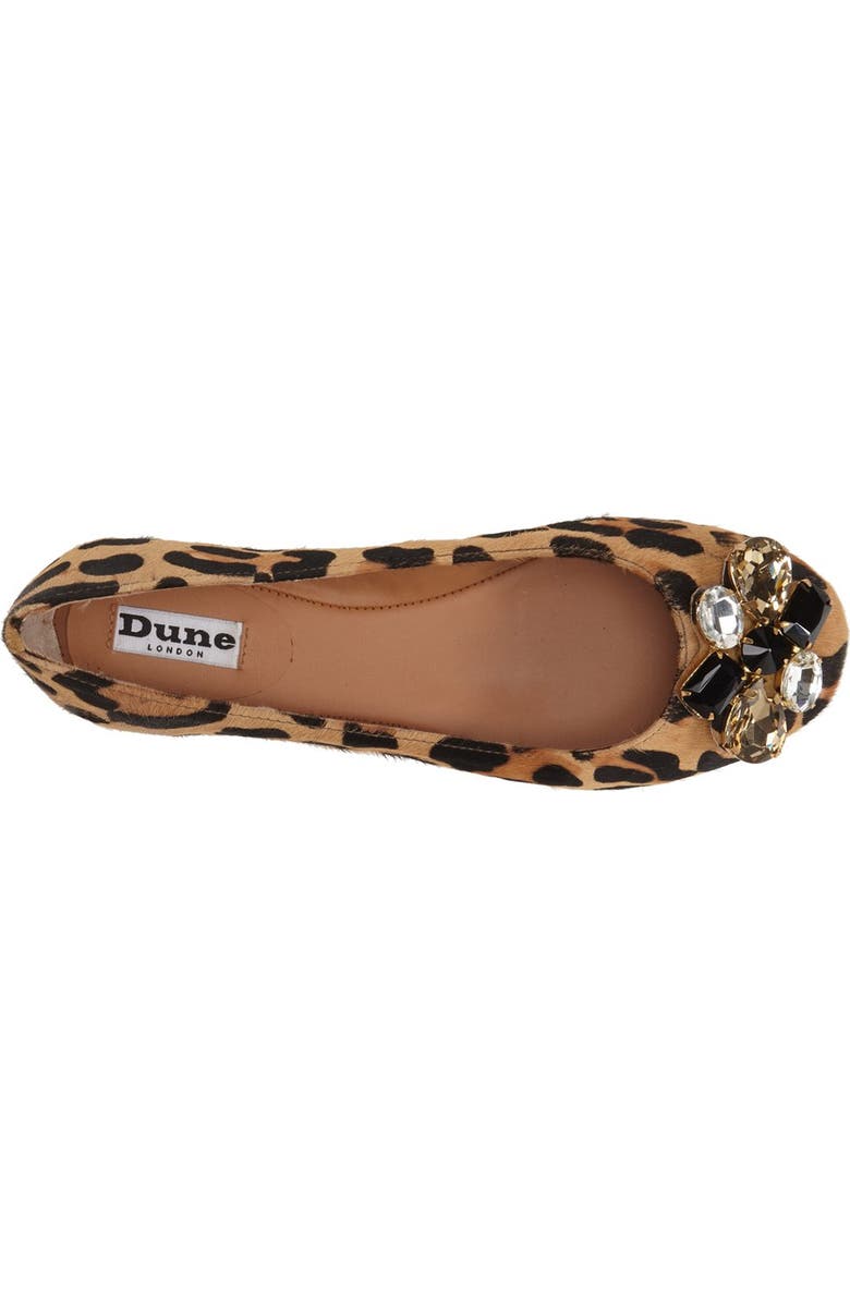 Dune London 'Hubble' Embellished Ballet Flat, Alternate, color,