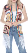 RAIN AND ROSE Crochet Vest