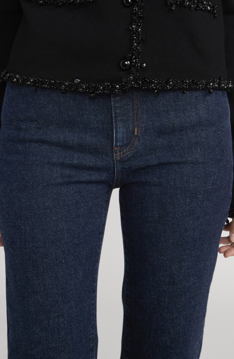 FRAME The Pixie Arrow High Waist Bootcut Jeans, Alternate, color, Taboo
