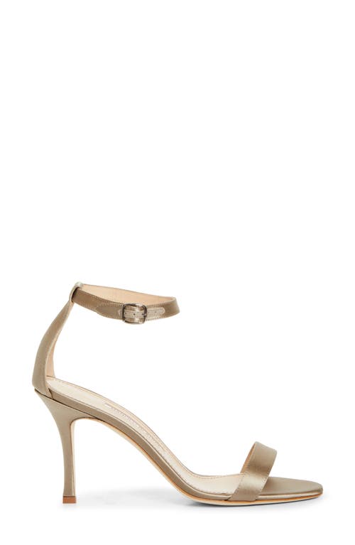 Manolo Blahnik Chaos Ankle Strap Sandal In Neutral