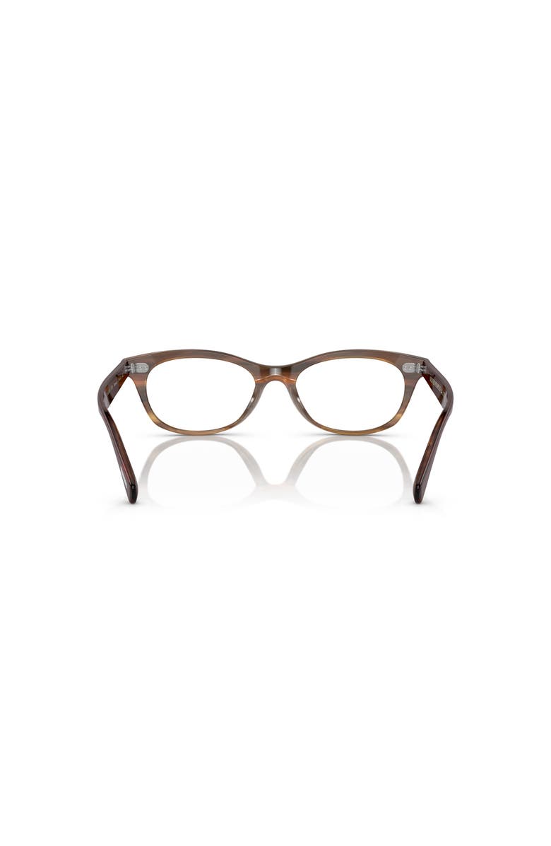 Oliver Peoples 51mm Square optical glasses, Alternate, color, Red