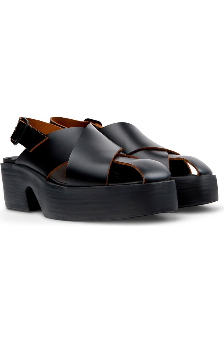 Camper Billie Slingback Platform Sandal, Main, color,