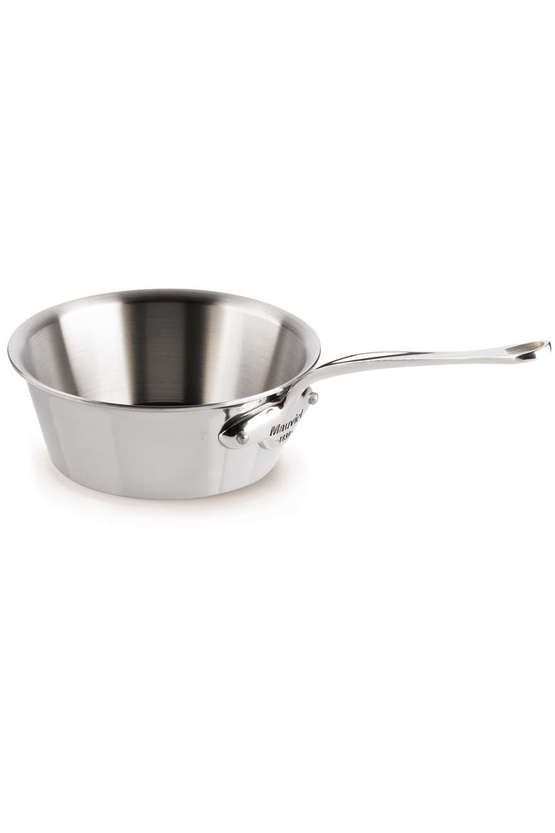 M'Cook 1.1 qt. Splayed Saute Pan Cast Handle, Main, color, Silver