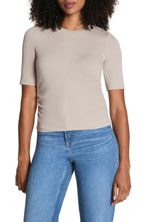 Sleek Ruched Jersey Top