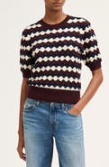 Madewell Puff Sleeve Crewneck Sweater