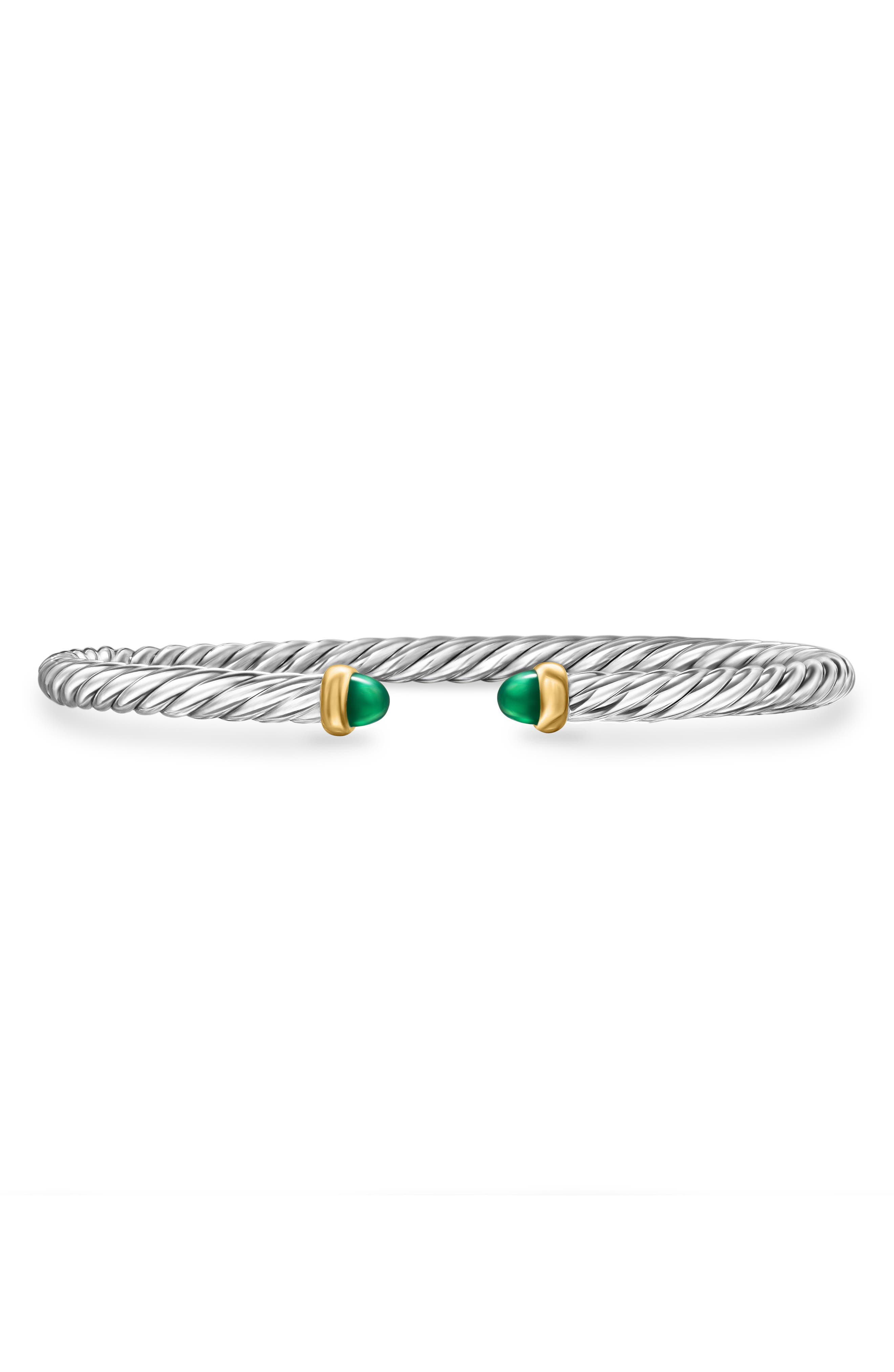 SILVER/ GOLD/ GREEN ONYX