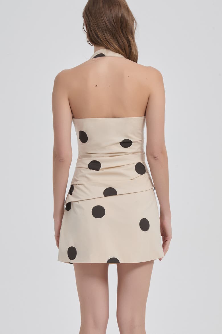 Eclipse Pleated Mini Skirt, Alternate, color, Sandstone Pebble