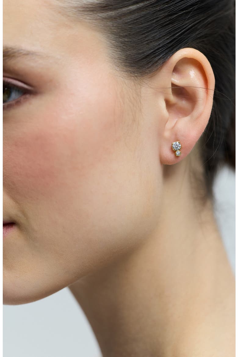 Delancey Set of 2 Assorted Stud Earrings, Alternate, color, GOLD