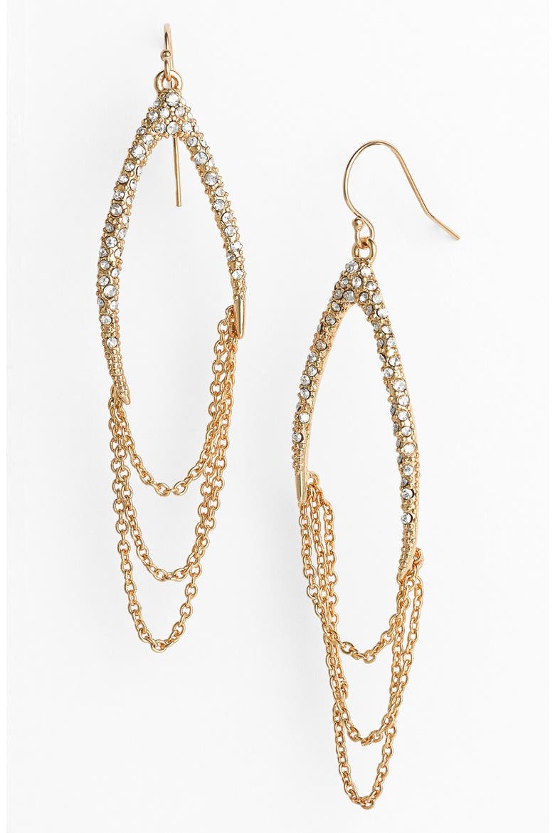 'Miss Havisham' Drop Earrings, Main, color, GOLD