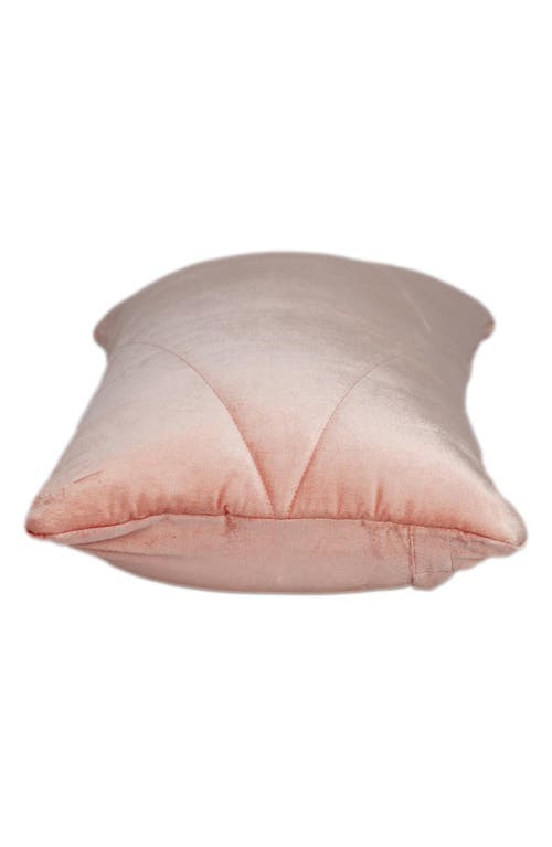 Parkland Collection Koko Transitional Pink Throw Pillow In Pink