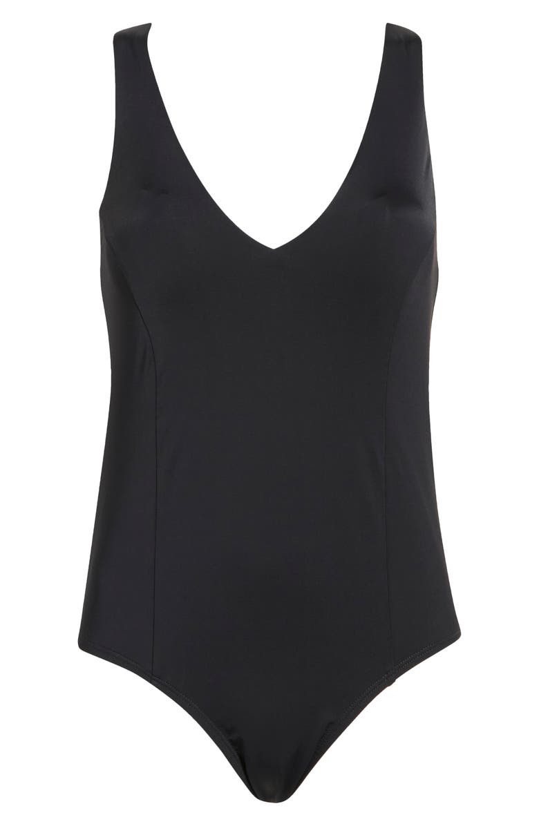 JANTZEN Jude One-Piece Swimsuit, Alternate, color, Black