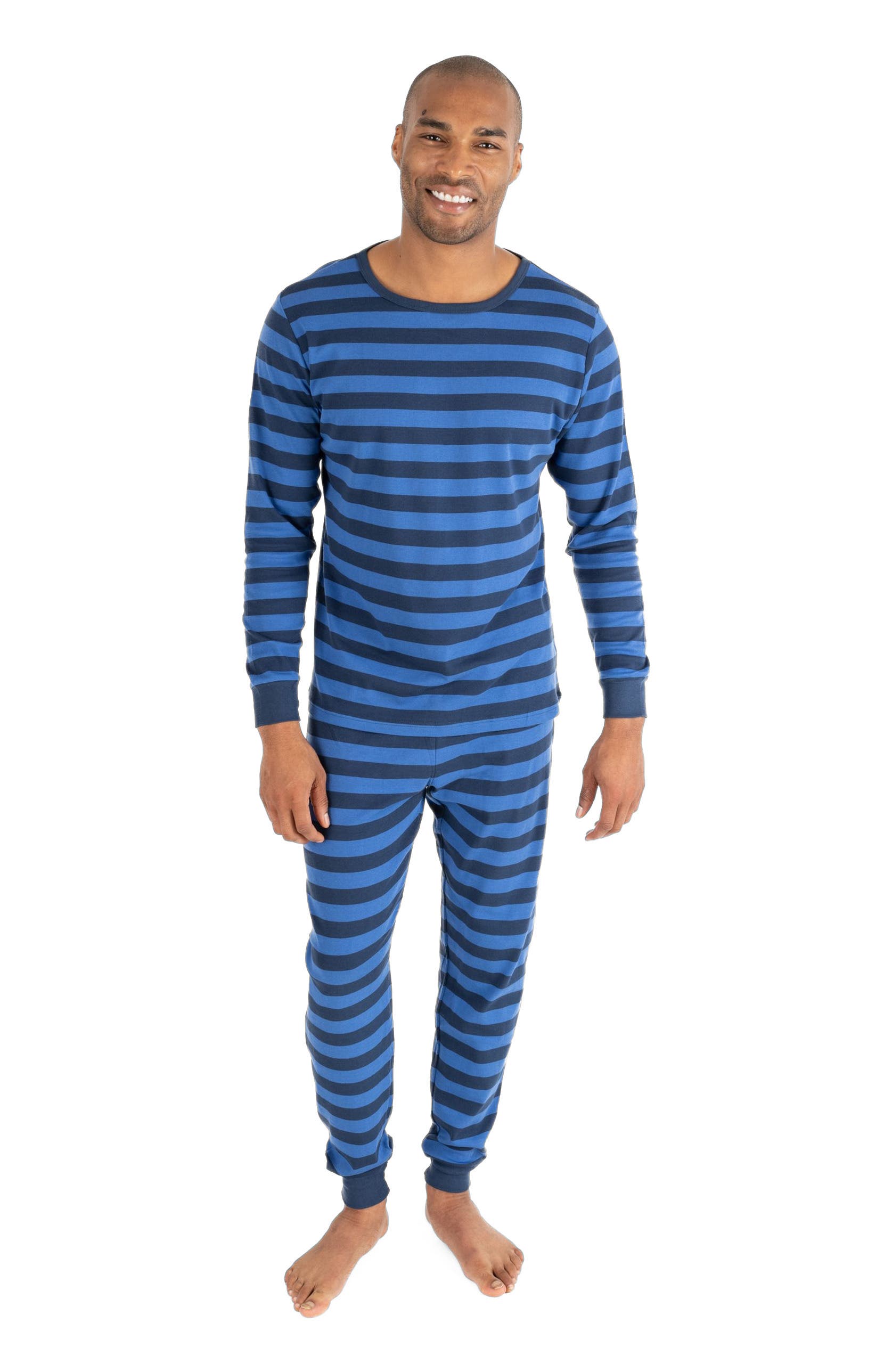 Blue & Navy Stripes