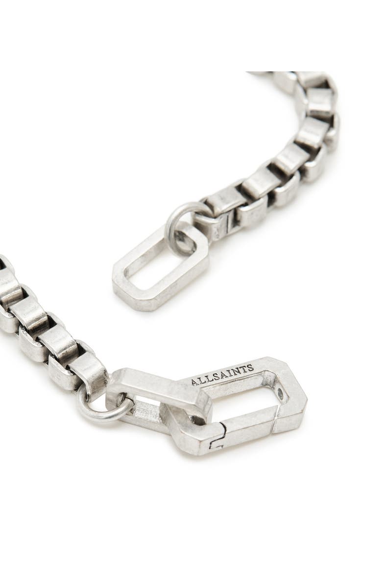 AllSaints Men's Box Chain Bracelet, Alternate, color, 