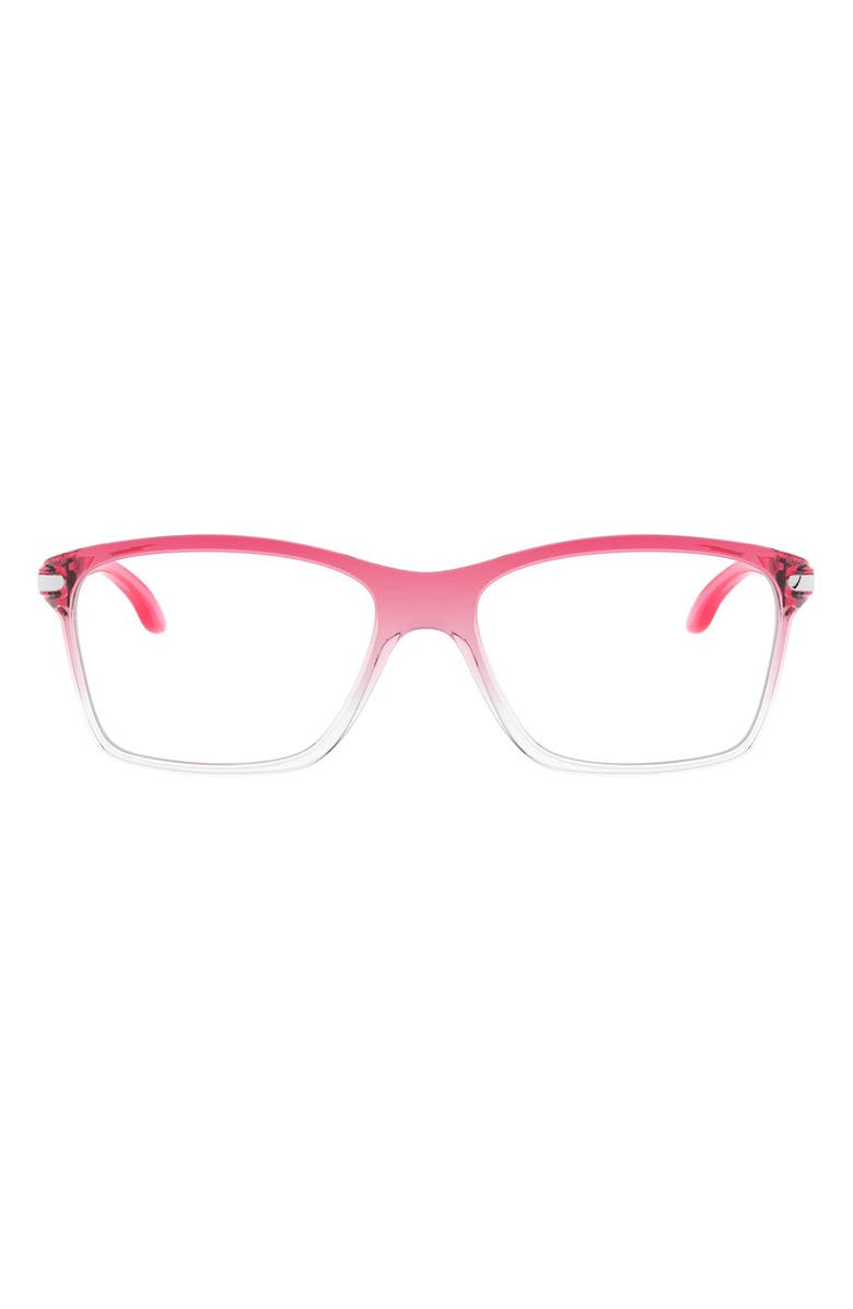 Oakley Kids' Cartwheel<sup>™</sup> 51mm Rectangle Optical Glasses, Main, color, Pink