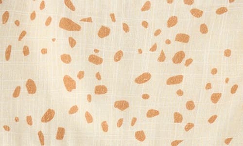 FIRSTS BY PETIT LEM FIRSTS BY PETIT LEM ANIMAL SPOT COTTON RUFFLE SLEEVE DRESS & BLOOMERS