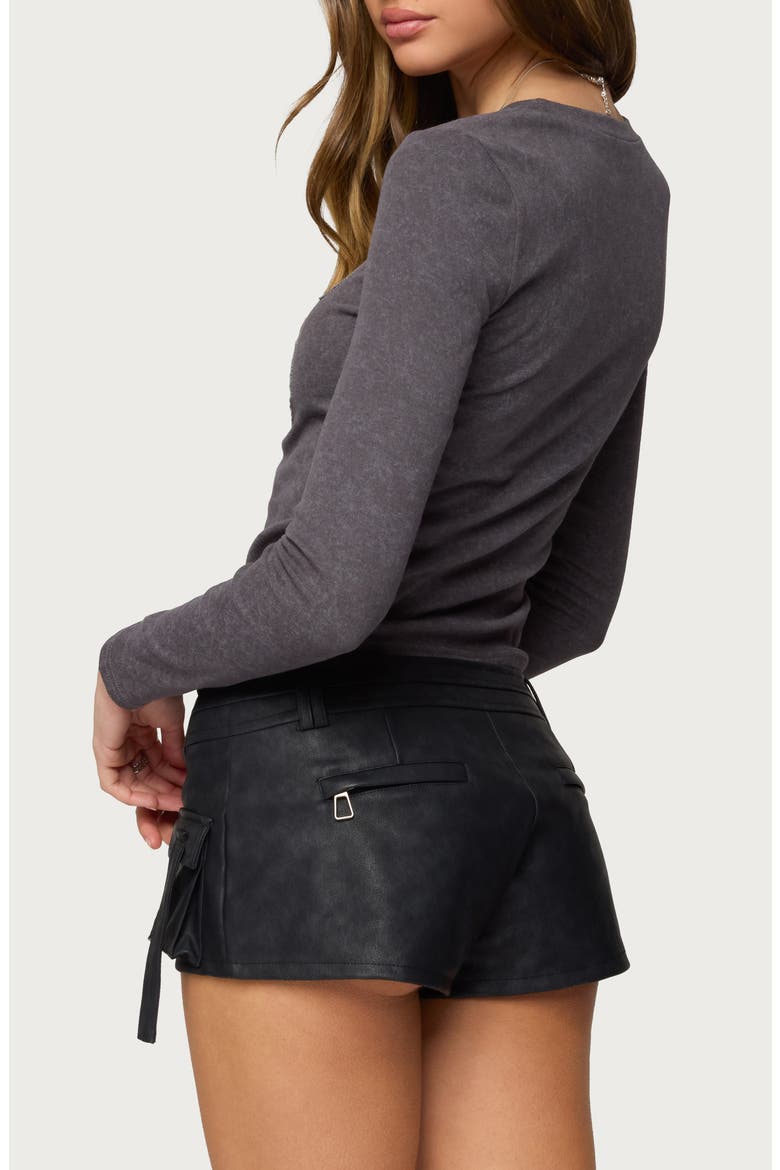 Kaisley 76 Crop Top, Alternate, color, DARK-GRAY