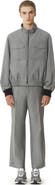 Lanvin Straight-Leg Mohair Wool Pants