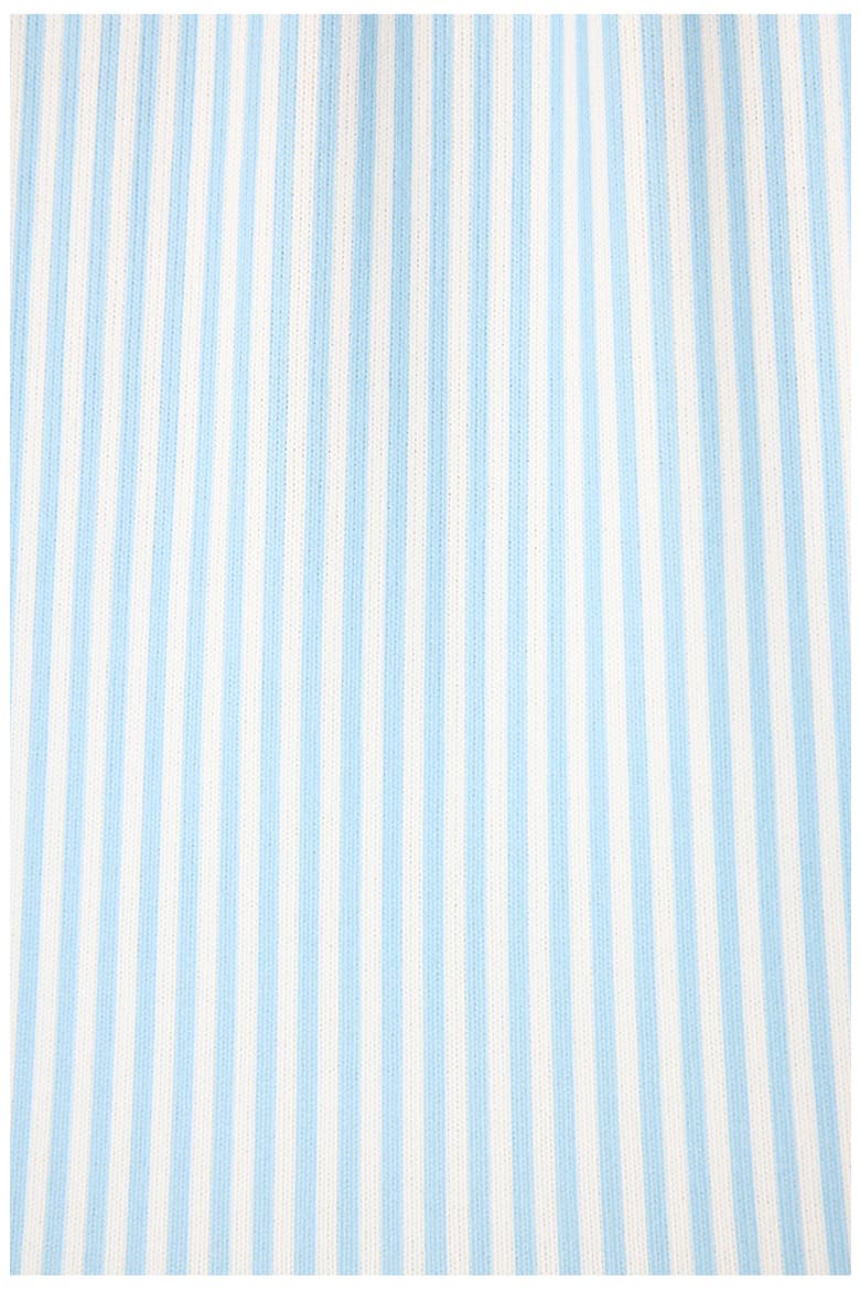 Western Blooms Stripe Butter Jersey Pajamas, Alternate, color, DREAM BLUE
