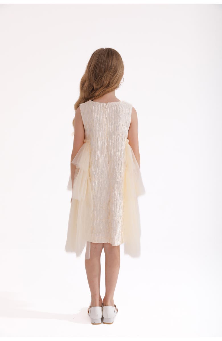 Tulleen Sonata Dress, Alternate, color, Champagne