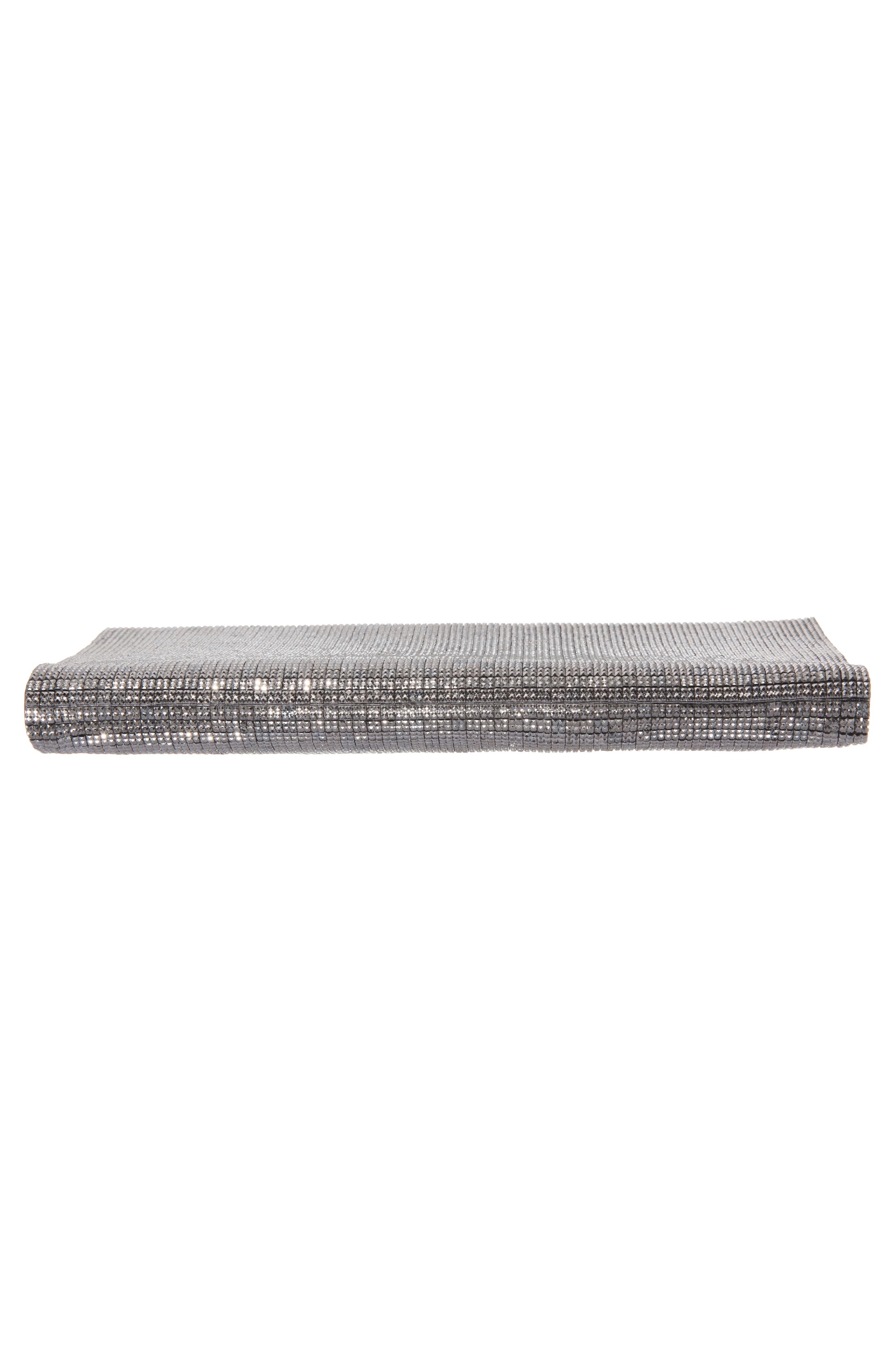 Crystal Clutch, Alternate, color, GUNMETAL