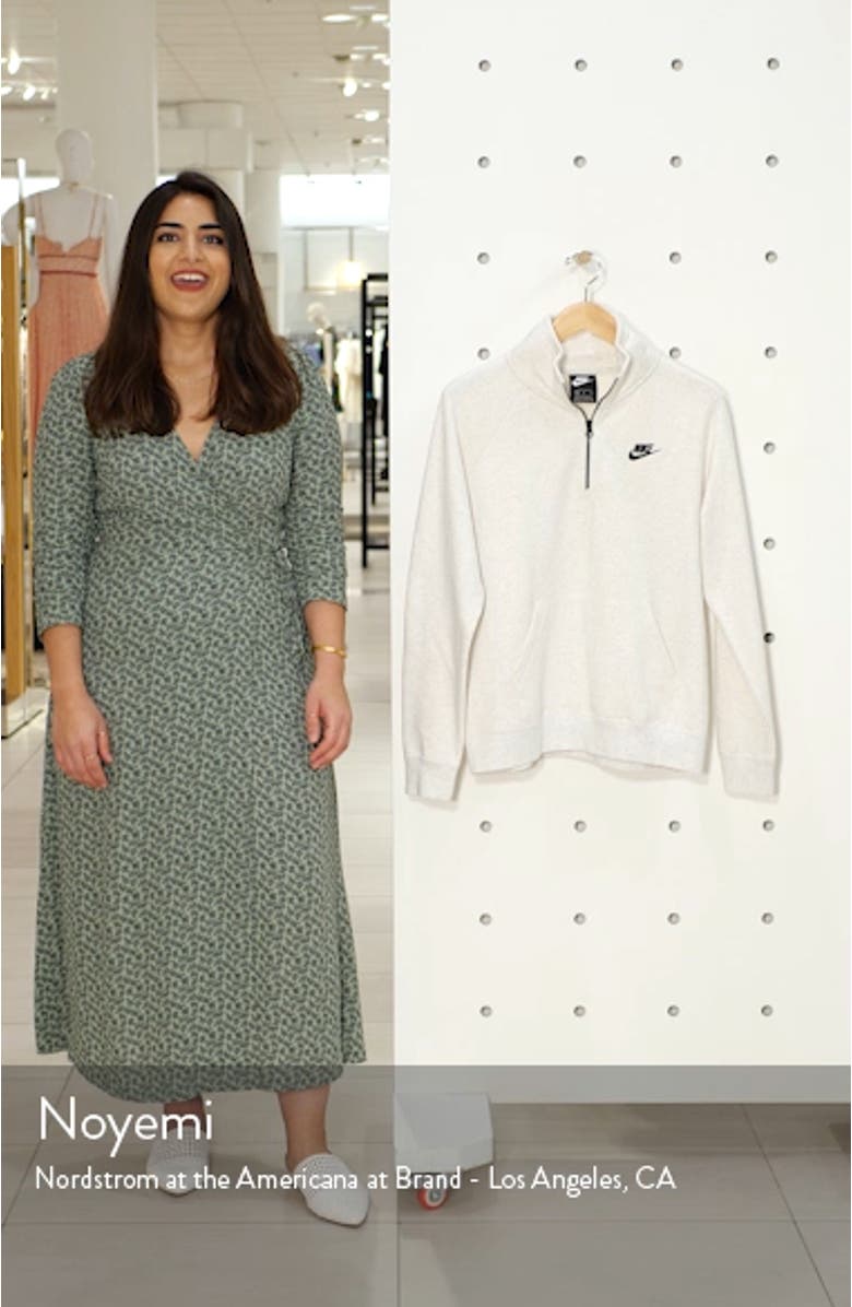 Essential Quarter Zip Fleece Top, sales video thumbnail