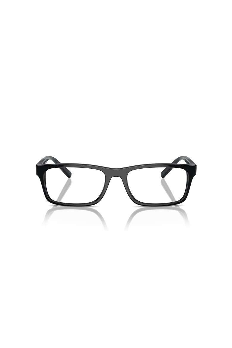 55mm Rectangle optical glasses, Alternate, color, Black