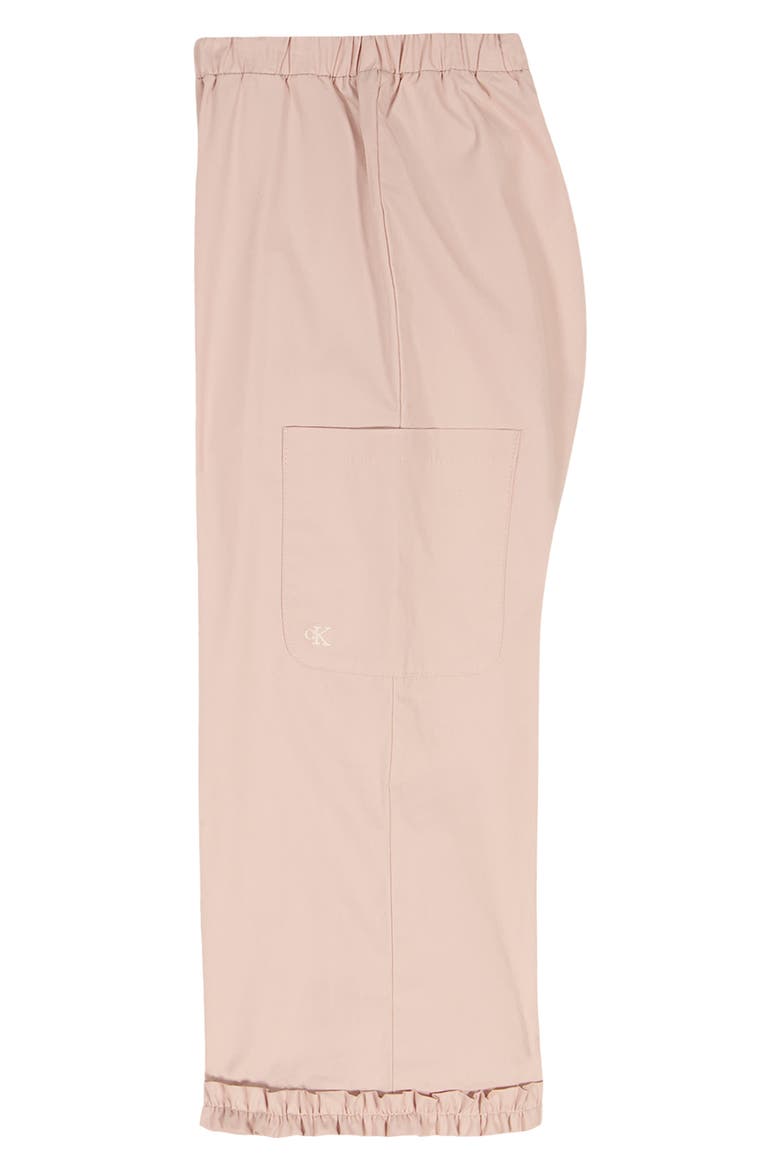 Kids' Ruffle Trim Tank & Pants Set, Alternate, color, BEIGE
