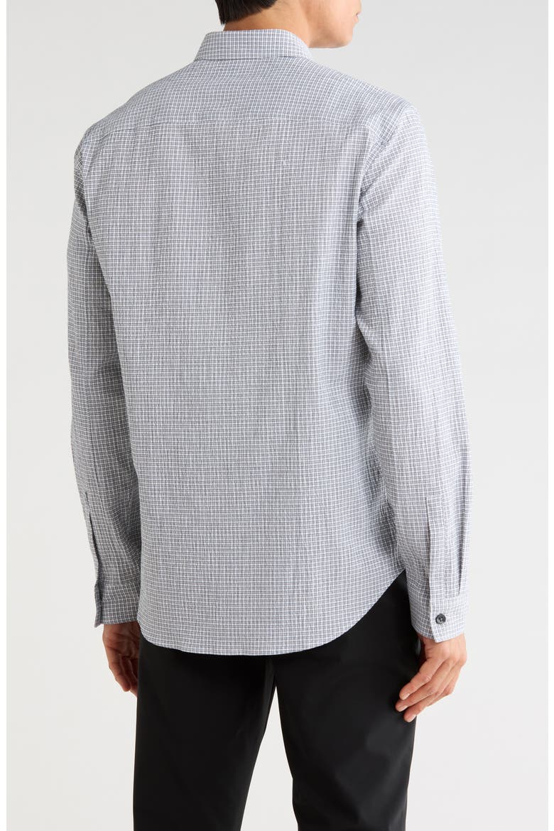 Rammy Poplin Button-Up Shirt, Alternate, color, BLTC/WHT