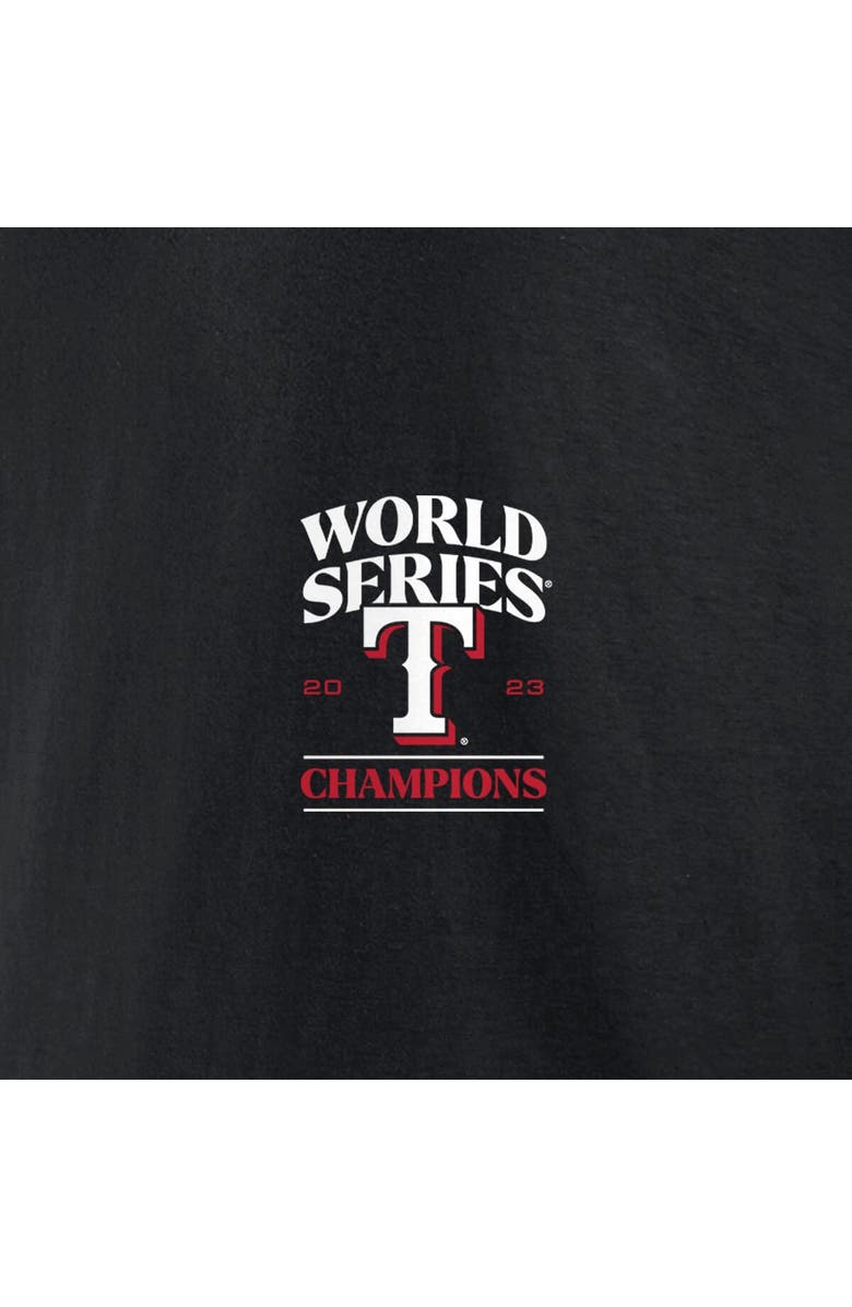 FANATICS Men's Fanatics Branded Black Texas Rangers 2023 World Series Champions Signature Roster T-Shirt, Alternate, color, 