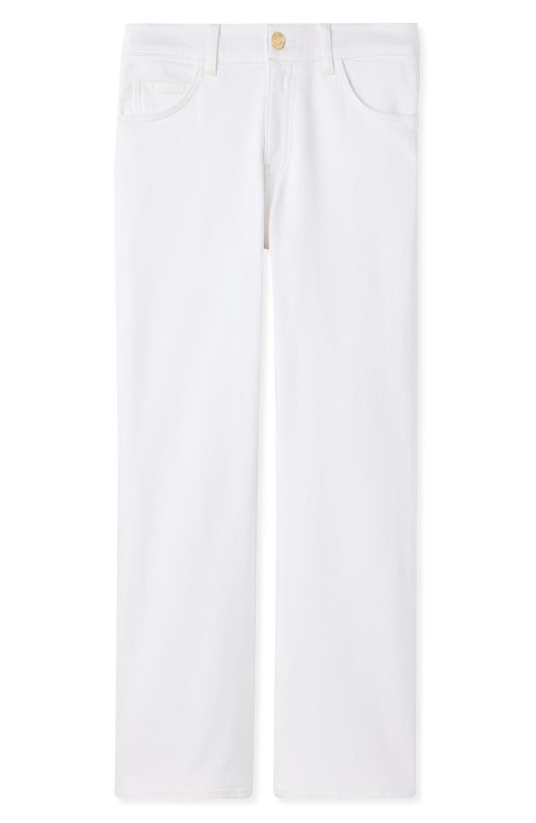 St. John Collection Laguna Stretch Denim Flare Leg Jeans, Alternate, color, 