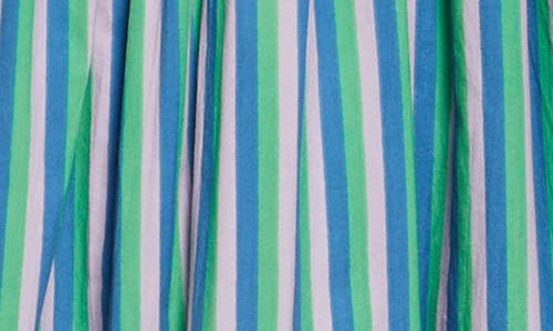 Mille Garden Cotton Midi Sundress In Printemps Stripe