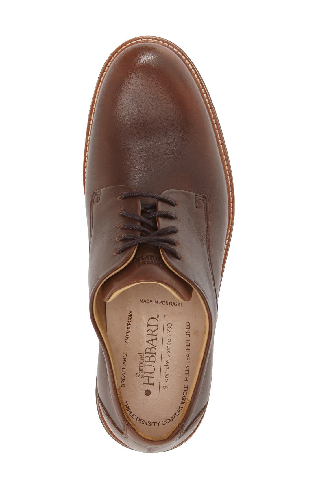 Samuel Hubbard Founder Oxford, Alternate, color, Chestnut Leather