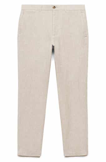Slim Fit Linen Pants