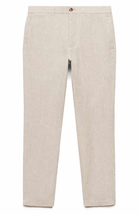 Slim Fit Linen Pants