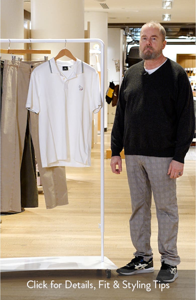 Regular Fit Tipped Cotton Piqué Polo, sales video thumbnail