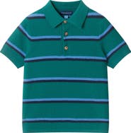 Andy & Evan Kids' Striped Knit Polo