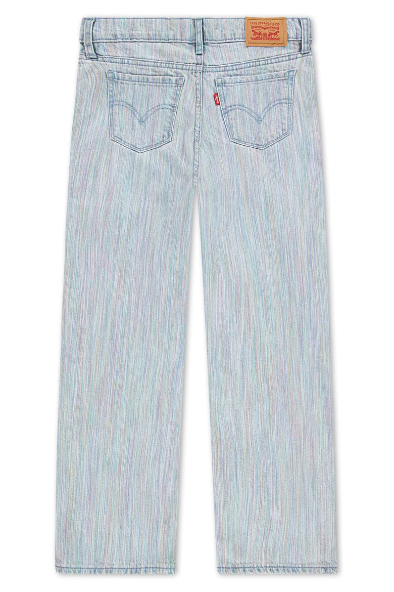 Kids' Rainbow Wide Leg Jeans, Alternate, color, KALEIDOSCOPE