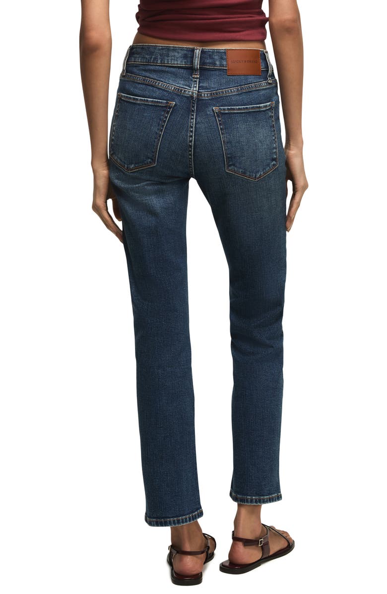 Lucky Brand Zoe Straight Leg Crop Jeans, Alternate, color, Mystic Moon Wash