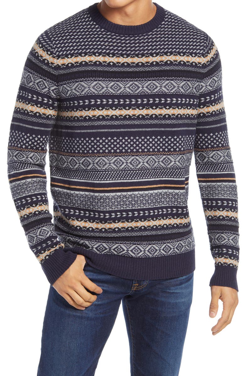 1901 Fair Isle Crewneck Sweater, Main, color, 