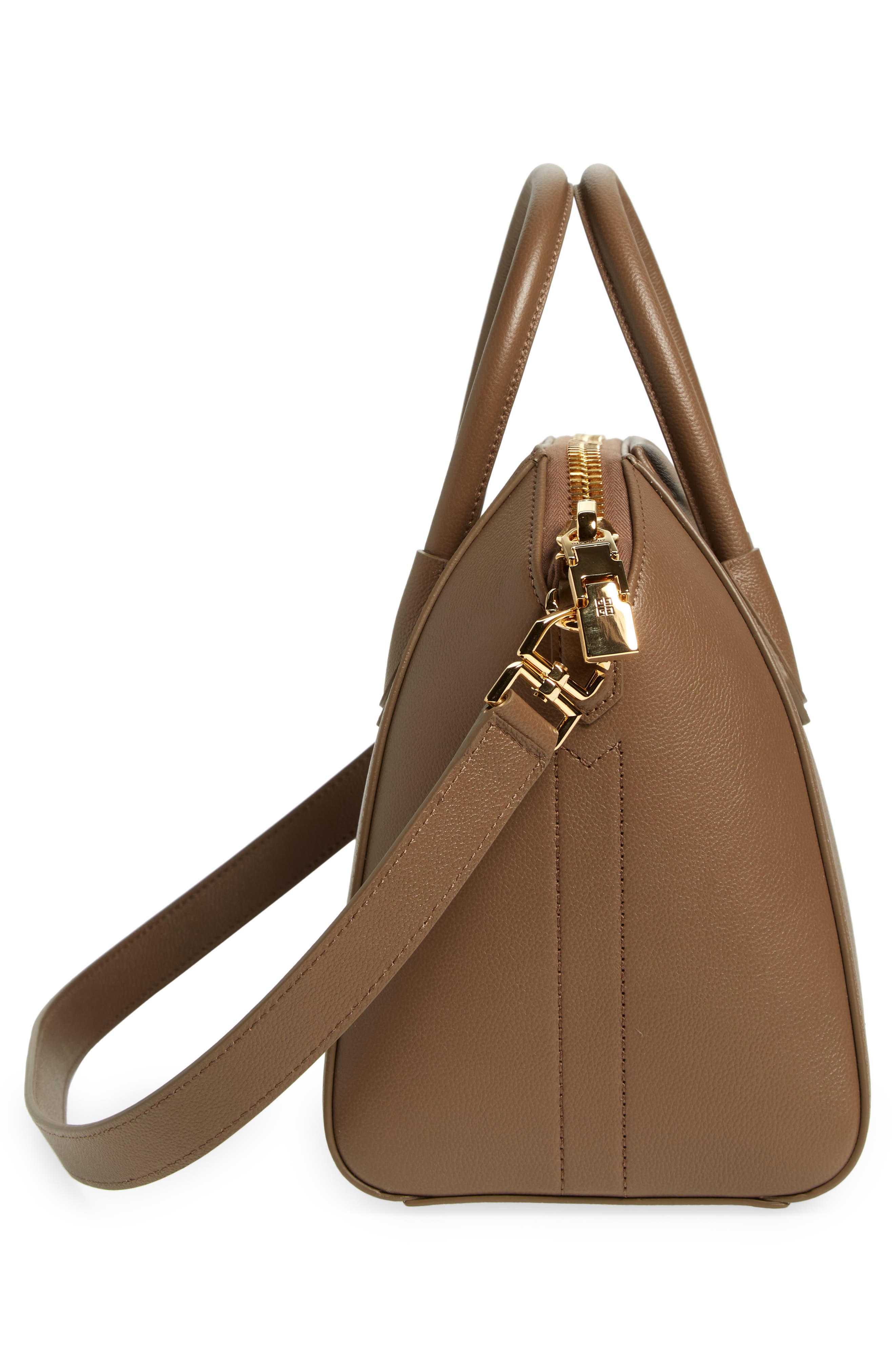 Givenchy Small Antigona Leather Satchel, Alternate, color, 