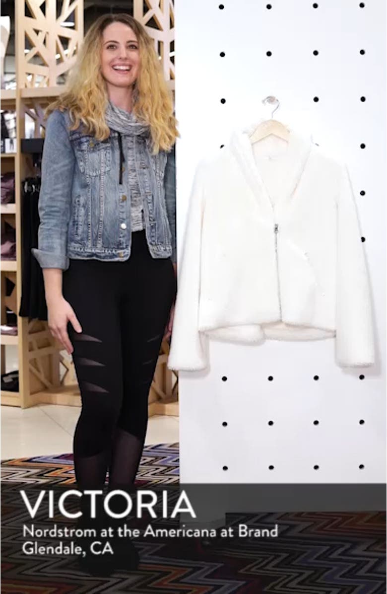 Cozy Up Faux Fur Crop Jacket, sales video thumbnail