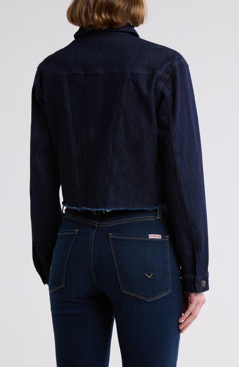Hudson Jeans Crop Denim Trucker Jacket, Alternate, color,